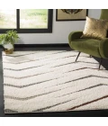 Safavieh Santorini Shag Cream / Multi SGG166 4 ft. X 6 ft. Rectangle Rug