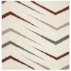 Safavieh Santorini Shag Cream / Multi SGG166 6 ft. 7 in. X 6 ft. 7 in. Square Rug