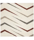 Safavieh Santorini Shag Cream / Multi SGG166 6 ft. 7 in. X 6 ft. 7 in. Square Rug