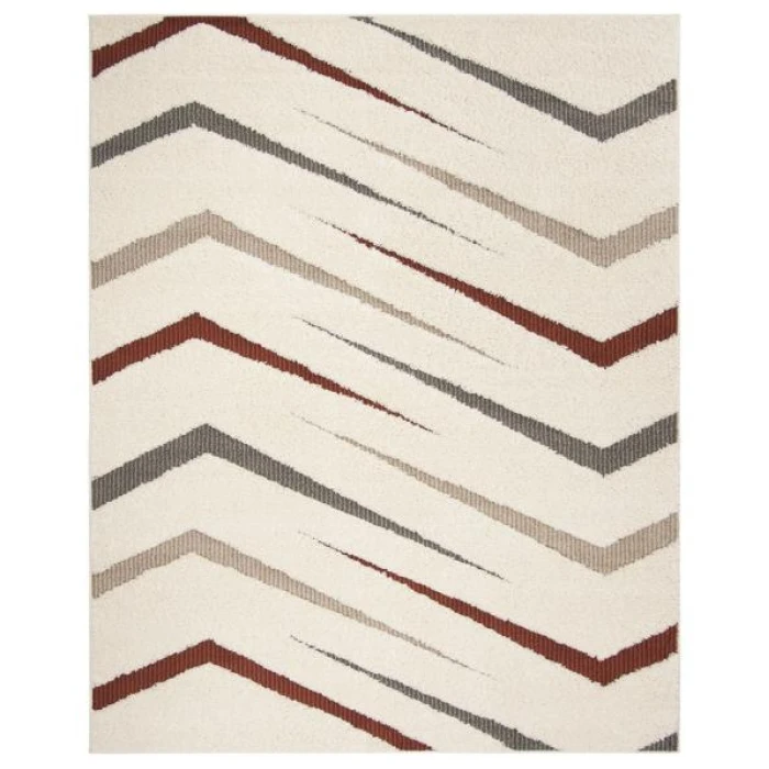 Safavieh Santorini Shag Cream / Multi SGG166 9 ft. X 12 ft. Rectangle Rug