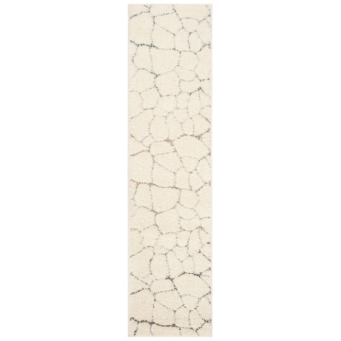 Safavieh Santorini Shag Cream / Multi SGG169 2 ft. X 8 ft. Runner Rug
