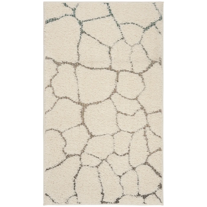 Safavieh Santorini Shag Cream / Multi SGG169 3 ft. X 5 ft. Rectangle Rug
