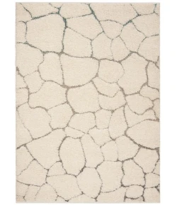 Safavieh Santorini Shag Cream / Multi SGG169 5 ft. 1 in. X 7 ft. 6 in. Rectangle Rug
