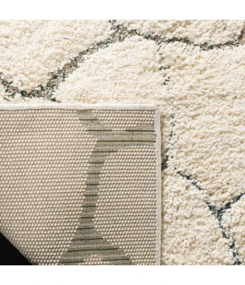 Safavieh Santorini Shag Cream / Multi SGG169 4 ft. X 6 ft. Rectangle Rug