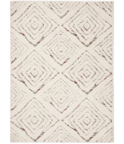 Safavieh Santorini Shag Cream / Multi SGG173 5 ft. 1 in. X 7 ft. 6 in. Rectangle Rug