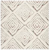 Safavieh Santorini Shag Cream / Multi SGG173 6 ft. 7 in. X 6 ft. 7 in. Square Rug