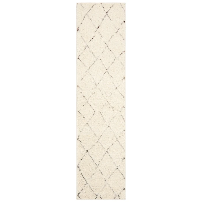 Safavieh Santorini Shag Cream / Multi SGG174 2 ft. X 8 ft. Runner Rug