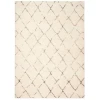 Safavieh Santorini Shag Cream / Multi SGG174 5 ft. 1 in. X 7 ft. 6 in. Rectangle Rug