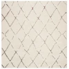 Safavieh Santorini Shag Cream / Multi SGG174 6 ft. 7 in. X 6 ft. 7 in. Square Rug