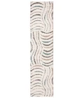 Safavieh Santorini Shag Cream / Multi SGG178 2 ft. X 8 ft. Runner Rug