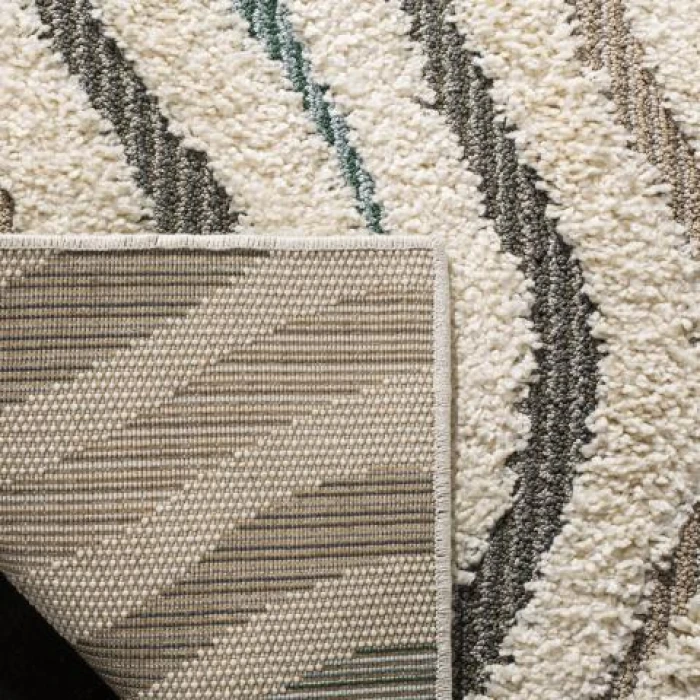Safavieh Santorini Shag Cream / Multi SGG178 8 ft. X 10 ft. Rectangle Rug