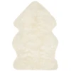 Safavieh Sheep Skin White SHS121 2 ft. X 3 ft. Accent Rug