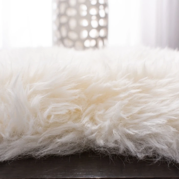 Safavieh Sheep Skin White SHS121 3 ft. 7 in. X 6 ft. 0 in. Rectangle Rug