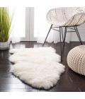 Safavieh Sheep Skin White SHS121 2 ft. X 3 ft. Accent Rug