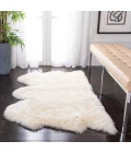 Safavieh Sheep Skin White SHS121 3 ft. X 5 ft. Rectangle Rug