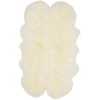 Safavieh Sheep Skin White SHS121 3 ft. 7 in. X 6 ft. 0 in. Rectangle Rug
