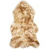 Safavieh Sheep Skin Off White / Coco Brown SHS121 2 ft. X 3 ft. Accent Rug