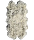 Safavieh Sheep Skin Ivory / Smoke Grey SHS121 3 ft. 7 in. X 6 ft. 0 in. Rectangle Rug