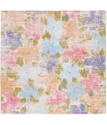 Safavieh Summer Blue / Pink SMR410 6 ft. 7 in. X 6 ft. 7 in. Square Rug