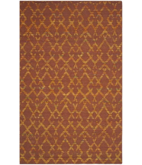 Safavieh Straw Patch Rust / Gold STP211 6 ft. X 9 ft. Rectangle Rug