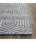 Safavieh Straw Patch Blue / Multi STP212 2 ft. 3 in. X 8 ft. Runner Rug