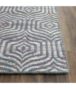 Safavieh Straw Patch Blue / Multi STP212 2 ft. 3 in. X 8 ft. Runner Rug