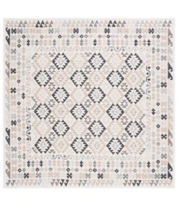 Safavieh Sunrise Ivory / Beige Black SUN622 6 ft. 7 in. X 6 ft. 7 in. Square Rug
