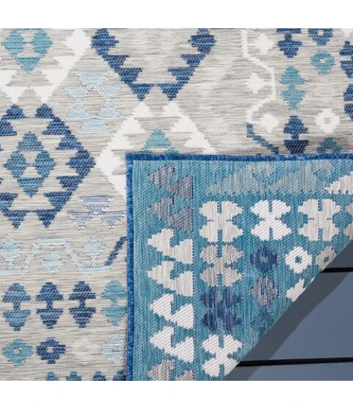 Safavieh Sunrise Grey / Beige Black SUN624 2 ft. X 8 ft. Runner Rug