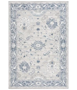 Safavieh Sunrise Grey / Blue Ivory SUN624 5 ft. 3 in. X 7 ft. 7 in. Rectangle Rug