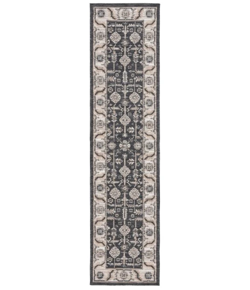 Safavieh Sunrise Ivory / Grey Black SUN627 2 ft. X 8 ft. Runner Rug