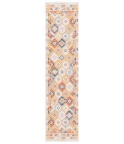 Safavieh Sunrise Gold / Rust Blue SUN630 2 ft. X 8 ft. Runner Rug