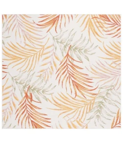 Safavieh Sunrise Ivory / Rust Sage SUN670 6 ft. 7 in. X 6 ft. 7 in. Square Rug