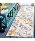 Safavieh Sunrise Ivory / Rust Blue SUN671 2 ft. X 8 ft. Runner Rug