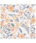 Safavieh Sunrise Ivory / Rust Blue SUN671 6 ft. 7 in. X 6 ft. 7 in. Square Rug