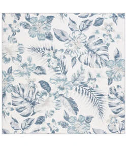 Safavieh Sunrise Ivory / Blue Grey SUN671 6 ft. 7 in. X 6 ft. 7 in. Square Rug