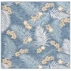 Safavieh Sunrise Ivory / Blue Gold SUN675 6 ft. 7 in. X 6 ft. 7 in. Square Rug