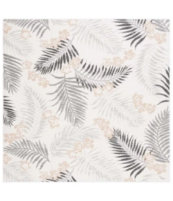 Safavieh Sunrise Ivory / Grey Black SUN675 6 ft. 7 in. X 6 ft. 7 in. Square Rug