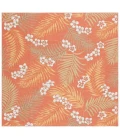 Safavieh Sunrise Ivory / Rust Sage SUN675 6 ft. 7 in. X 6 ft. 7 in. Square Rug