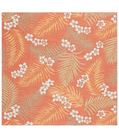 Safavieh Sunrise Ivory / Rust Sage SUN675 6 ft. 7 in. X 6 ft. 7 in. Square Rug
