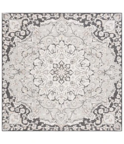 Safavieh Sunrise Grey / Beige Black SUN696 6 ft. 7 in. X 6 ft. 7 in. Square Rug
