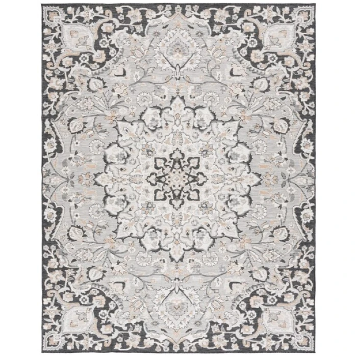 Safavieh Sunrise Grey / Beige Black SUN696 4 ft. X 5 ft. 7 in. Rectangle Rug