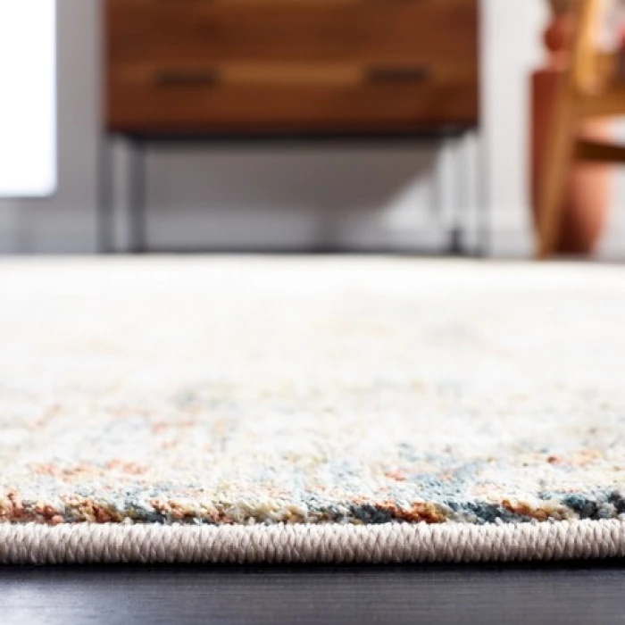 Safavieh Silverado Rust / Blue SVD102 6 ft. 4 in. X 6 ft. 4 in. Square Rug