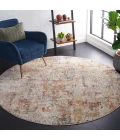 Safavieh Silverado Rust / Blue SVD102 6 ft. 4 in. X 6 ft. 4 in. Round Rug