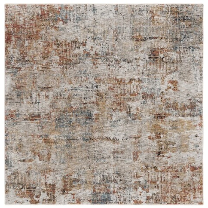 Safavieh Silverado Rust / Blue SVD102 6 ft. 4 in. X 6 ft. 4 in. Square Rug