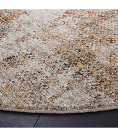 Safavieh Silverado Ivory / Gold SVD104 6 ft. 4 in. X 6 ft. 4 in. Round Rug