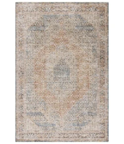 Safavieh Silverado Blue / Rust SVD106 8 ft. X 10 ft. Rectangle Rug