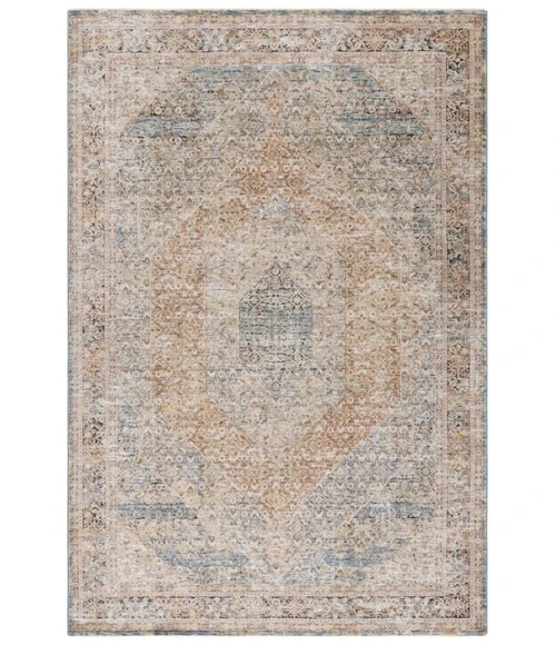 Safavieh Silverado Blue / Rust SVD106 8 ft. X 10 ft. Rectangle Rug