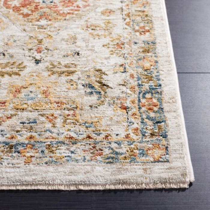 Safavieh Silverado Ivory / Rust SVD108 9 ft. X 12 ft. Rectangle Rug