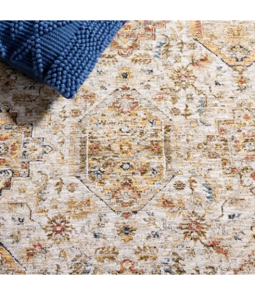 Safavieh Silverado Ivory / Rust SVD108 6 ft. 4 in. X 6 ft. 4 in. Square Rug