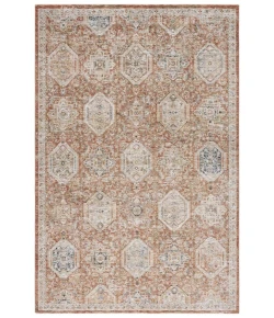 Safavieh Silverado Rust / Blue SVD108 4 ft. X 6 ft. Rectangle Rug